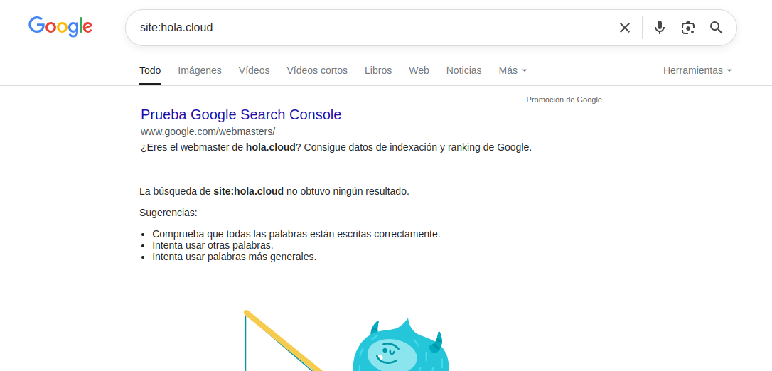 1. It doesn't longer appear on Google anymore